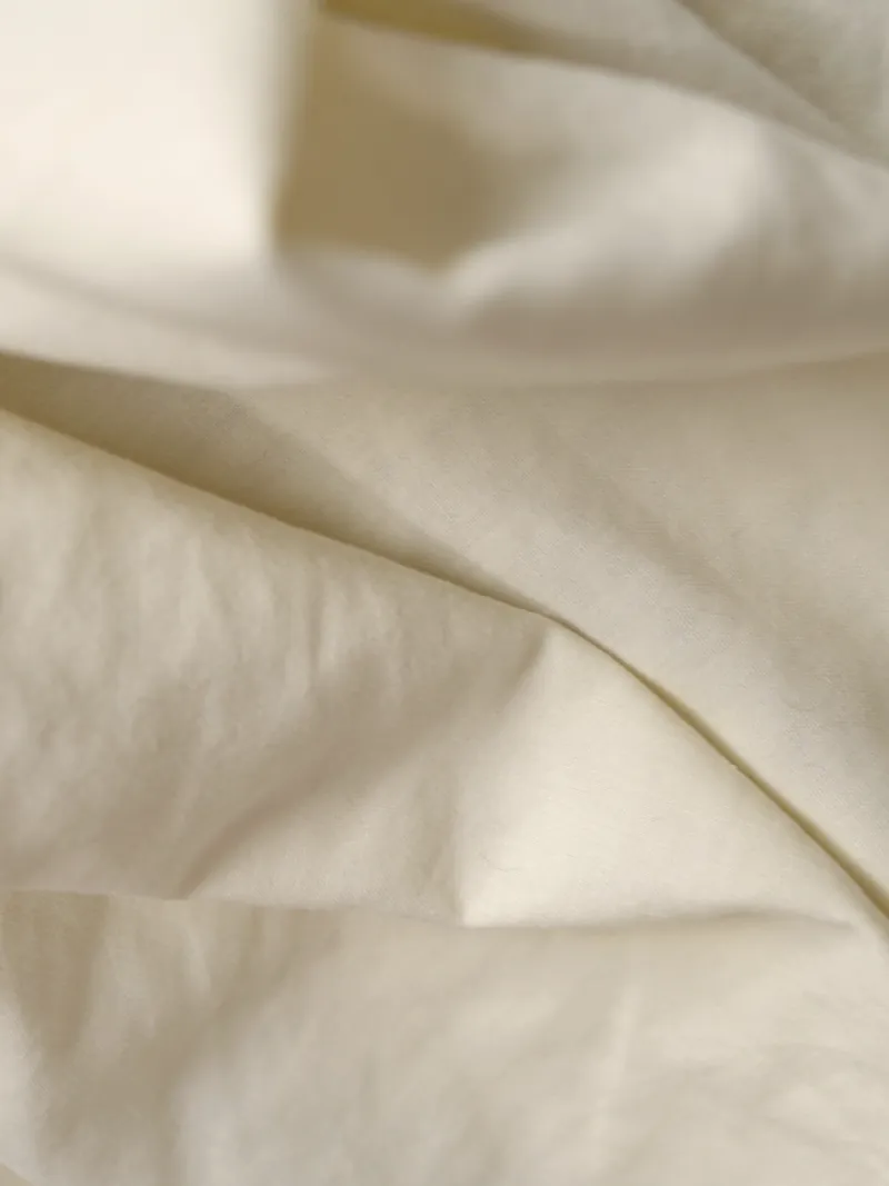 Linge blanc plié